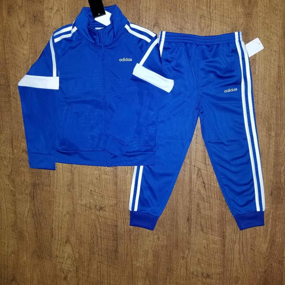 New Unisex Toddler Adidas Tracksuit sz 5 NWT